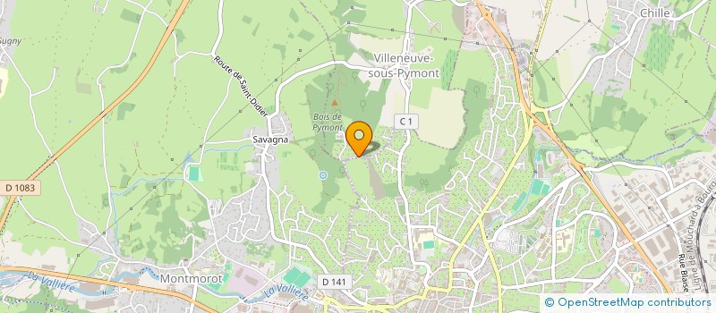 localisation de l'entreprise SCI ANCV - LES MARMOTTES  VILLENEUVE-SOUS-PYMONT