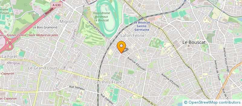 localisation de l'entreprise SCI ANDA  LE BOUSCAT