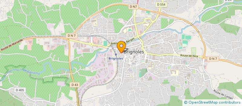 localisation de l'entreprise SCI ANDA à BRIGNOLES