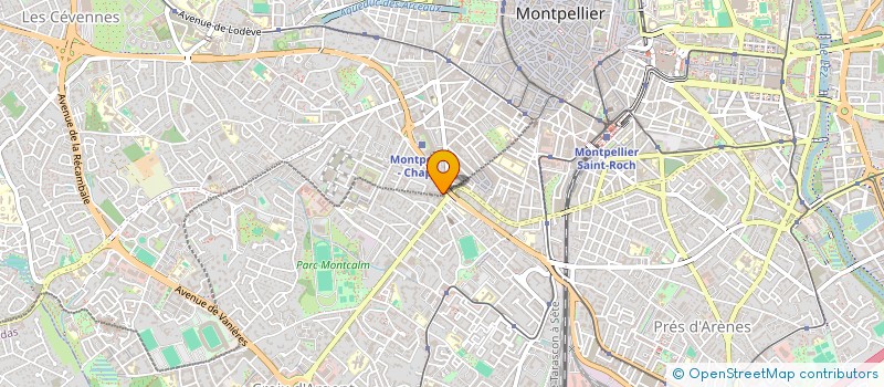 localisation de l'entreprise SCI ANDA à MONTPELLIER