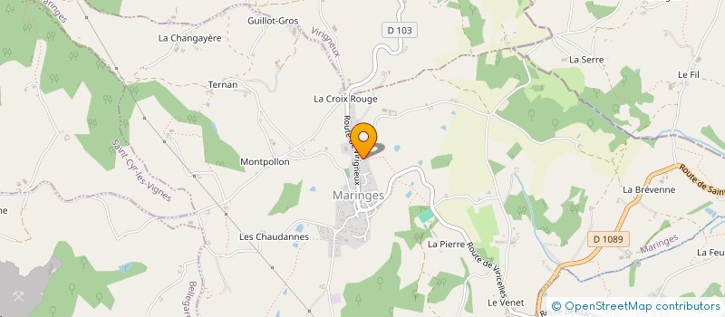 localisation de l'entreprise SCI ANDA  MARINGES