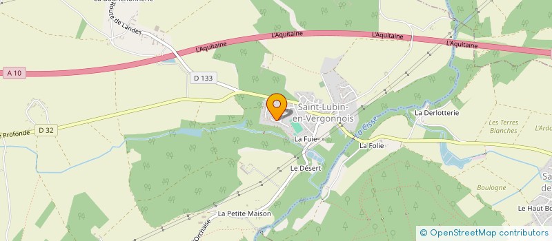 localisation de l'entreprise SCI ANDA  SAINT-LUBIN-EN-VERGONNOIS