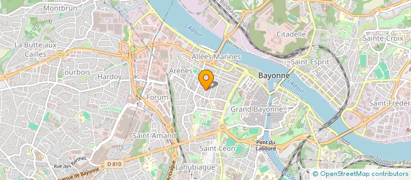 localisation de l'entreprise SCI  ANDALA à BAYONNE