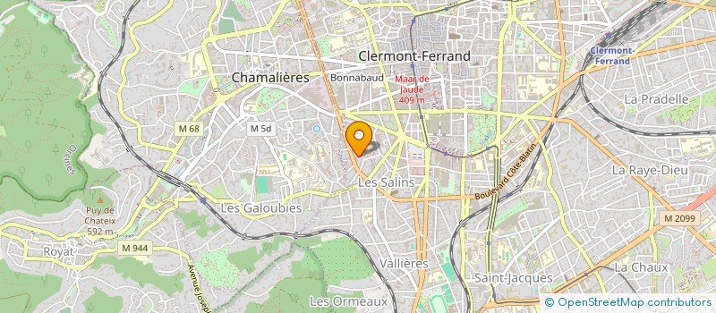 localisation de l'entreprise SCI ANDALED  CLERMONT-FERRAND
