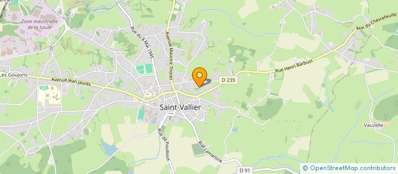 localisation de l'entreprise SCI ANDALOU  SAINT-VALLIER