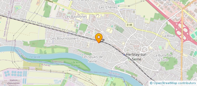 localisation de l'entreprise SCI ANDALOUSIA  HERBLAY-SUR-SEINE