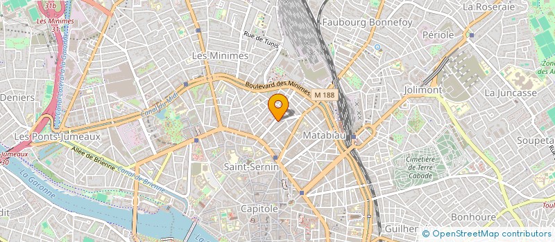 localisation de l'entreprise SCI ANDALOUSIE  TOULOUSE