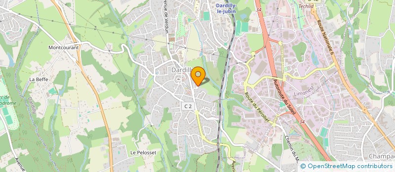 localisation de l'entreprise SCI ANDANTE  DARDILLY