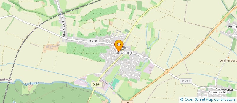 localisation de l'entreprise SCI ANDARA  SURBOURG