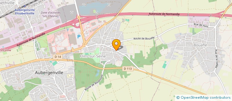 localisation de l'entreprise SCI ANDCO  FLINS-SUR-SEINE