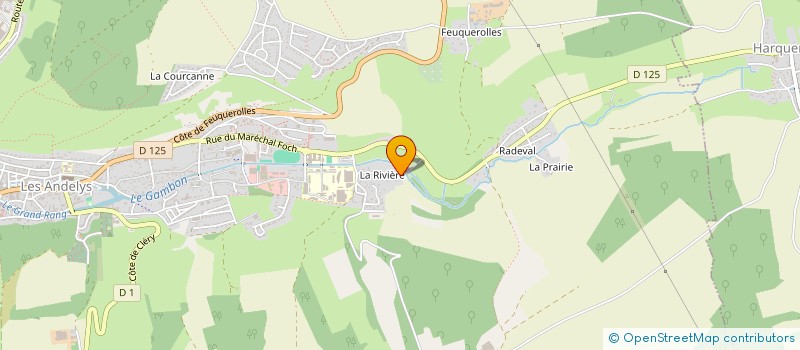 localisation de l'entreprise SCI ANDELI à LES ANDELYS