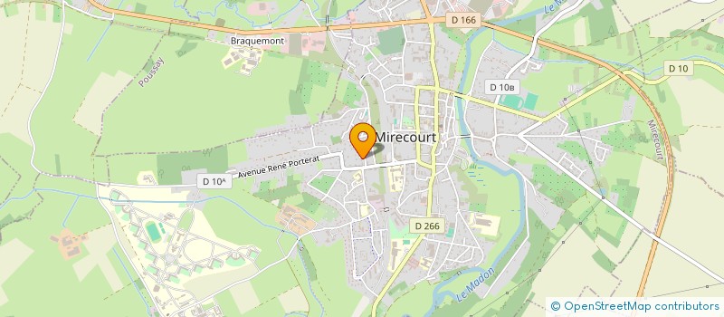 localisation de l'entreprise SCI ANDENA  MIRECOURT