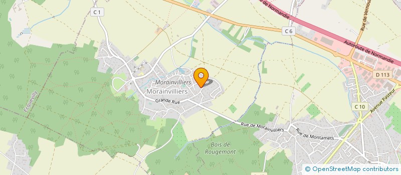 localisation de l'entreprise SCI ANDERCO  MORAINVILLIERS
