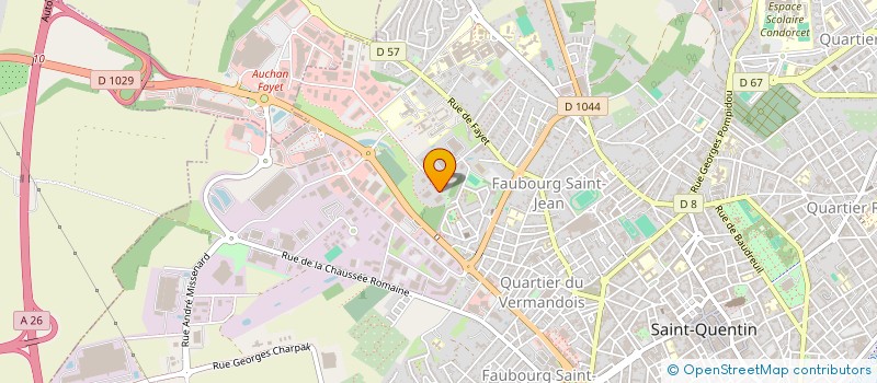 localisation de l'entreprise SCI ANDERES IMMOBILIER à SAINT-QUENTIN