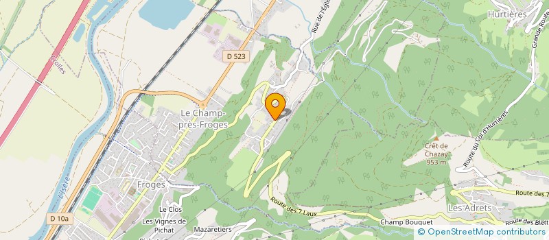 localisation de l'entreprise SCI ANDERSON  LE CHAMP-PRES-FROGES