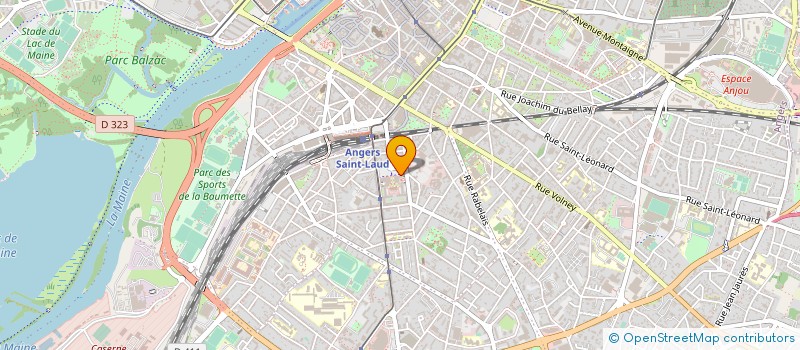 localisation de l'entreprise SCI ANDESEG à ANGERS
