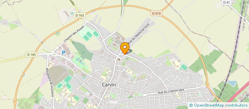 localisation de l'entreprise SCI ANDI  CARVIN