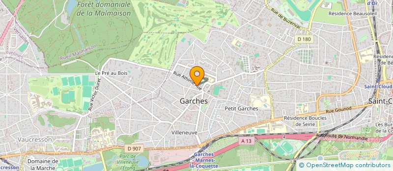 localisation de l'entreprise SCI ANDIROBA à GARCHES