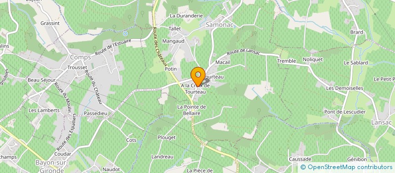 localisation de l'entreprise SCI ANDIROS  SAMONAC