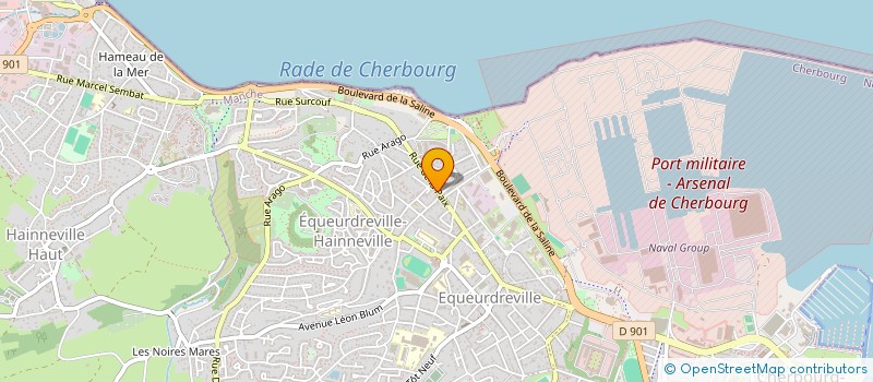 localisation de l'entreprise SCI ANDJI à CHERBOURG-EN-COTENTIN