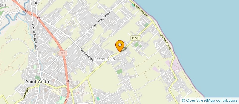 localisation de l'entreprise SCI ANDJULY à SAINT-ANDRE