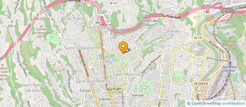 localisation de l'entreprise SCI ANDO à NICE
