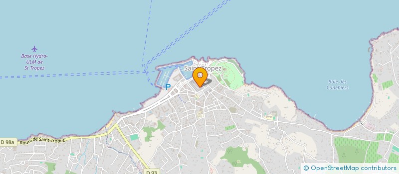 localisation de l'entreprise SCI ANDO  SAINT-TROPEZ