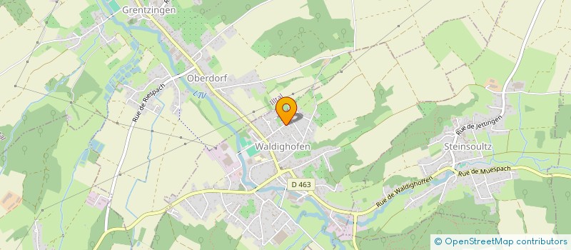 localisation de l'entreprise SCI ANDO  WALDIGHOFEN