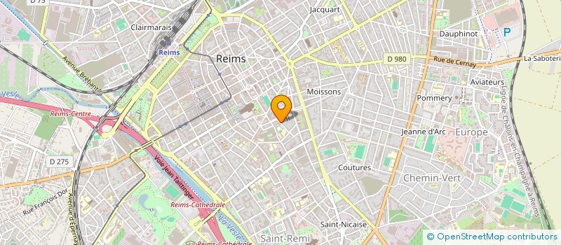 localisation de l'entreprise SCI ANDOLINE  REIMS