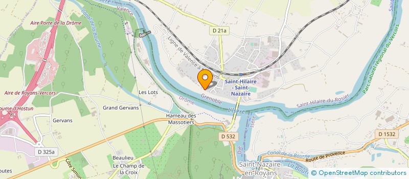 localisation de l'entreprise SCI ANDOMELINA  SAINT-HILAIRE-DU-ROSIER