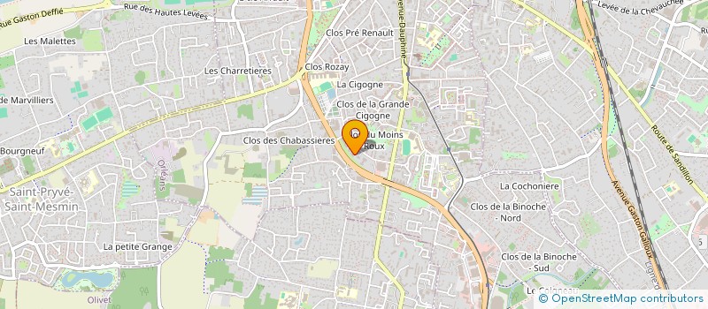 localisation de l'entreprise SCI ANDOR 3  ORLEANS