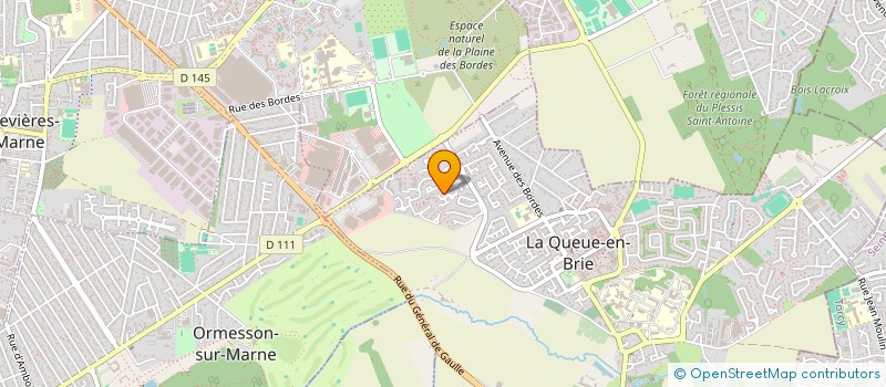 localisation de l'entreprise SCI ANDOR  LA QUEUE-EN-BRIE