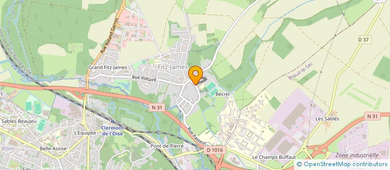 localisation de l'entreprise SCI ANDPIER  FITZ-JAMES