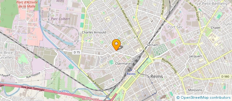 localisation de l'entreprise SCI ANDRADA-ROMERO  REIMS