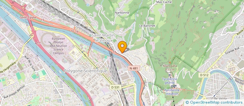 localisation de l'entreprise SCI ANDRADE  SAINT-MARTIN-LE-VINOUX