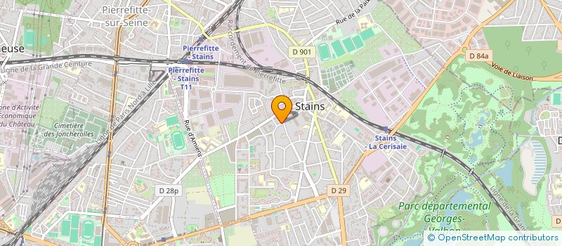 localisation de l'entreprise SCI ANDRADE à STAINS