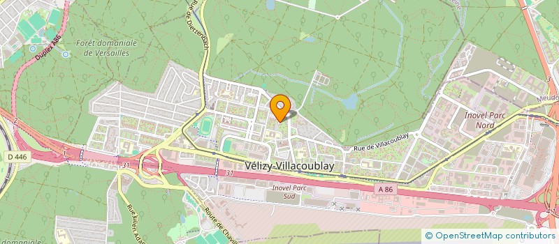 localisation de l'entreprise SCI ANDRADE CHARVOT  VELIZY-VILLACOUBLAY