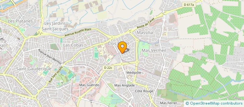 localisation de l'entreprise SCI ANDRE à PERPIGNAN