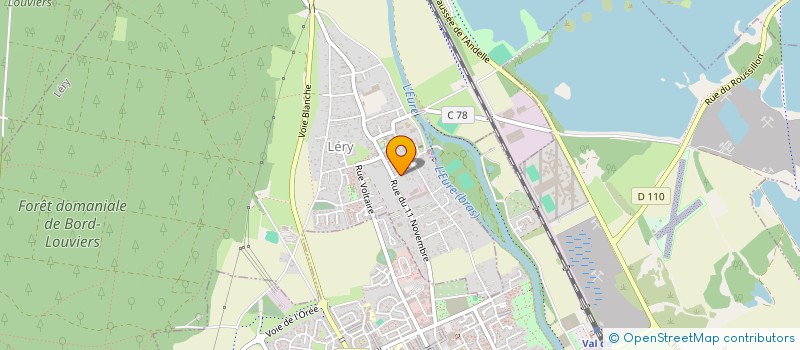 localisation de l'entreprise SCI ANDRE  LERY