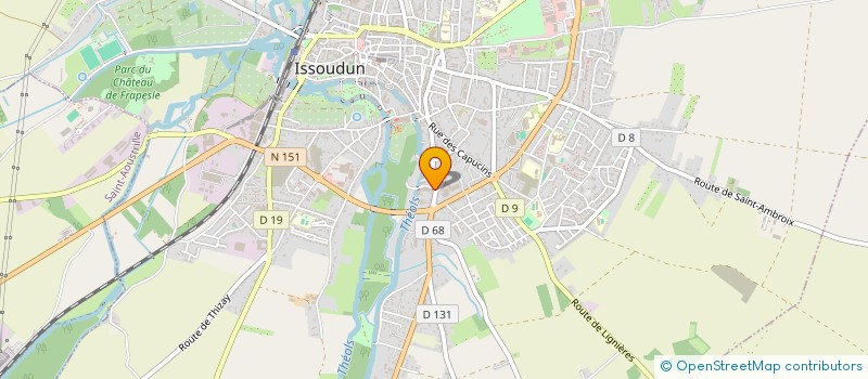 localisation de l'entreprise SCI ANDRE  ISSOUDUN