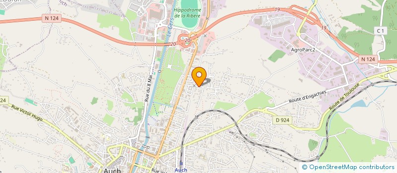 localisation de l'entreprise SCI ANDRE  AUCH