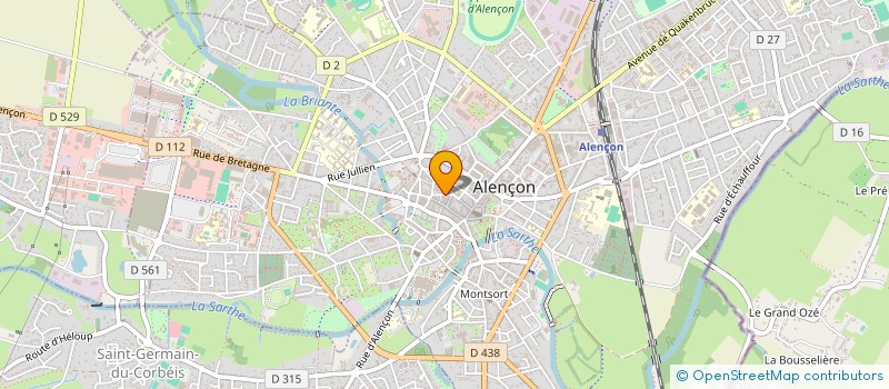 localisation de l'entreprise SCI ANDRE à ALENCON