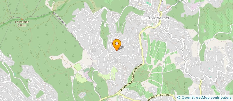 localisation de l'entreprise SCI ANDRE à LA CROIX-VALMER