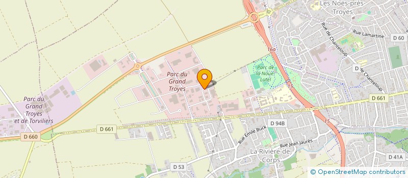 localisation de l'entreprise SCI ANDRE  SAINTE-SAVINE