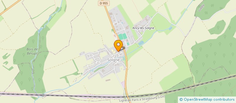 localisation de l'entreprise SCI ANDRE  SOLGNE