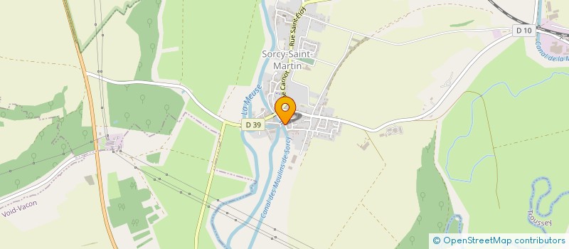 localisation de l'entreprise SCI ANDRE  SORCY-SAINT-MARTIN