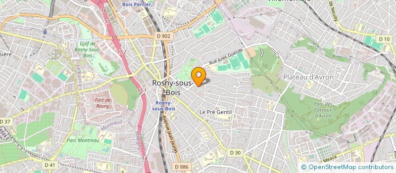 localisation de l'entreprise SCI ANDRE à ROSNY-SOUS-BOIS