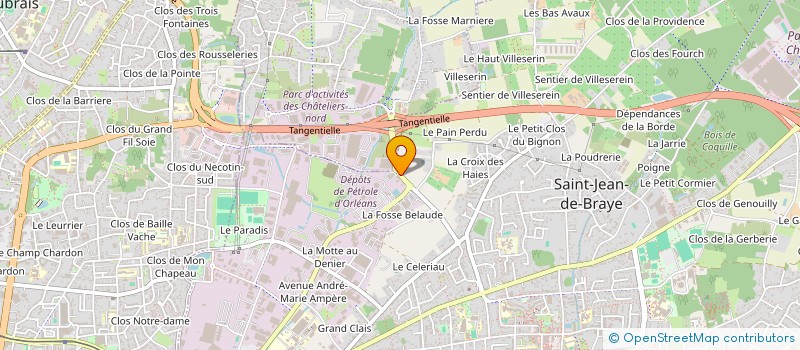 localisation de l'entreprise SCI ANDRE à SAINT-JEAN-DE-BRAYE