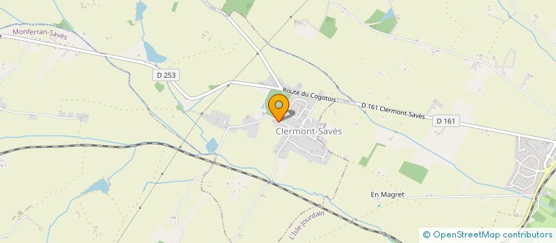 localisation de l'entreprise SCI ANDRE  CLERMONT-SAVES