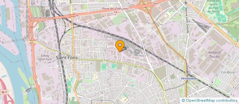 localisation de l'entreprise SCI ANDRE  VENISSIEUX
